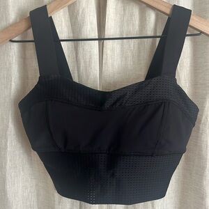 Lululemon Black Mesh Sports Bra